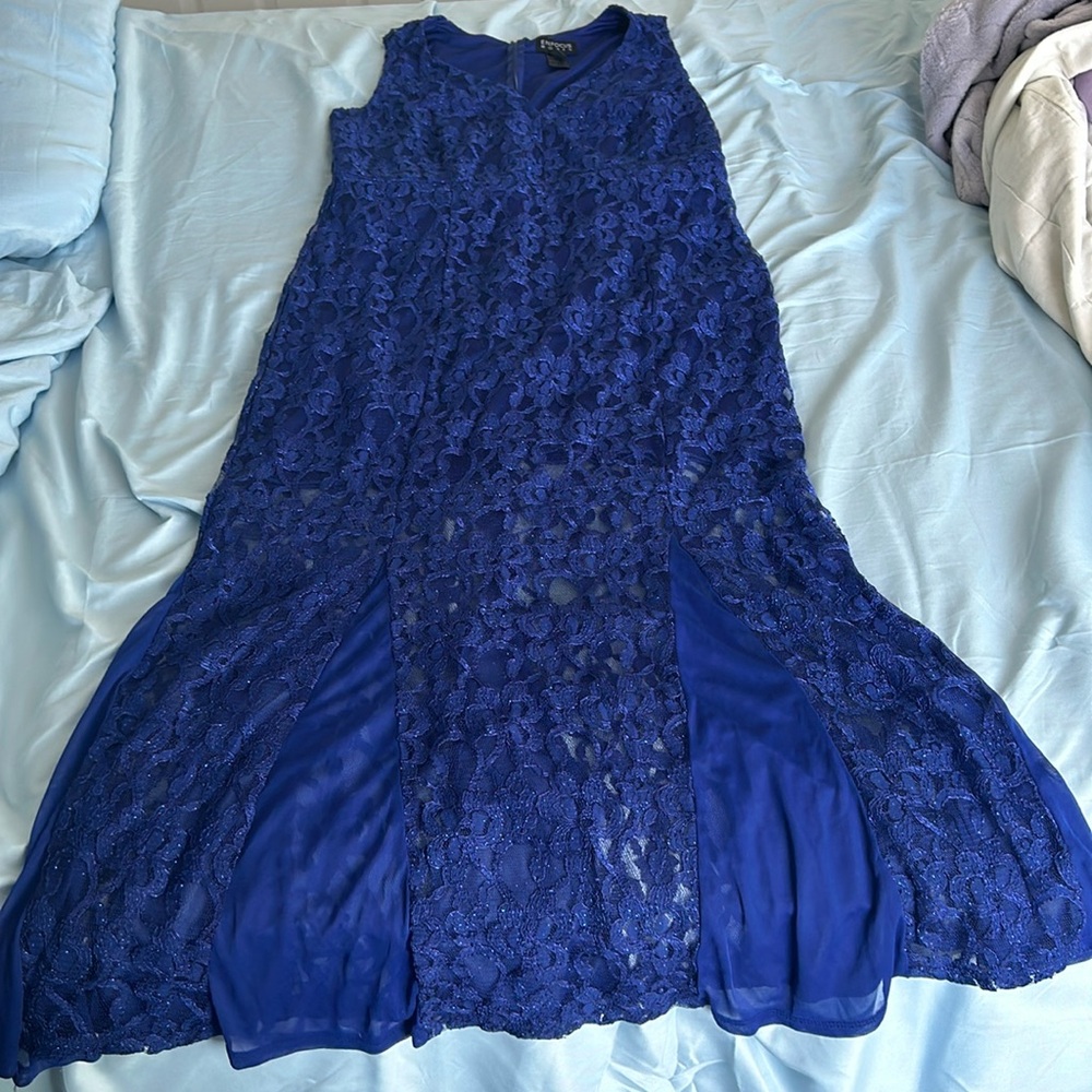 Enfocus Studio Woman Maxi Blue Dress Size 14W